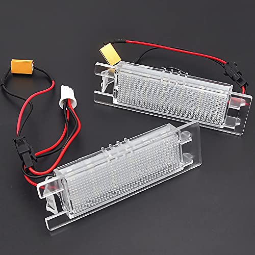 LED Car Number License Plate Lights Lamp Bulb Long Lasting Shock Resistant for Vauxhall Opel Corsa C D Astra H J Vectra