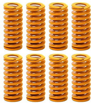 4 Stück 3D-Druckerfeder Motherboard Kompressionslichtlast verbinden Nivellierungsfedern 3D-Druckerzubehör Reprap importiert for Ender 3 Heatbed