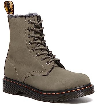Dr. Martens Bottes à lacets Serena 1460 pour femme, gris, 36 EU
