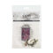 ITD Collection - Mini Reispapier Kreatives Set 14,8 x 14,8 cm (6 Blätter), Decoupage Reispapiere für Scrapbooking und Basteln, Mehrfarbig (RSM065)