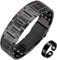 Jeracol Lymphe Detox Titan Stahl Magnetarmband & Ring für Männer, mit ultrastarkem 3500 Gauss Magnet Magnetarmband und Kupfer Magnetring, mit Entfernungswerkzeug und Geschenkbox