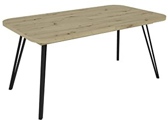 byLIVING Esszimmertisch Life/Eiche-Optik braun/großer Auszugstisch 160 cm bis 240 cm/Tisch mit Ausziehfunktion/Tisch mit Synchronauszug und 2 Einlegeplatten / 160-240 x 90, H 76 cm