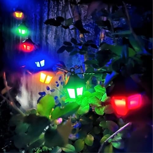 SUAVER Lichterkette Außen solar, Wasserdicht Veranda Lichter 20LED Glühbirnen Solarlaternen Lichterketten Garden Dekorative Lichter der Ambiente Vintage Lichterketten für Café(Multicolor)