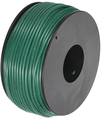 sourcing map 20AWG Wire 20 Gauge Stranded Wire PVC Hookup Wire 30M/100ft Green, Electrical Wire UL1007 Spool Tinned Copper Wire for Internal Connecting Wire, Marine