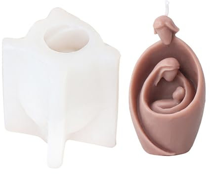 Nascita di Gesù, stampo per presepe in resina epossidica, in silicone fai da te, gesso, fusione, fondente, decorazione, nascita di Gesù, stampi per sapone fai da te, presepe in silicone