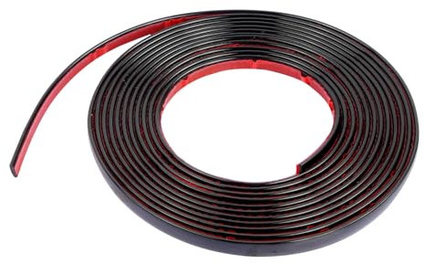Moulure Autocollante Flexible 5 m, Moulures Décoratives Autocollantes, Bordure de Finition Auto-adhésive en PVC, Bordure de Carrelage et Décoration d'angle, pour Mur, Plafond, Sol, Cuisine