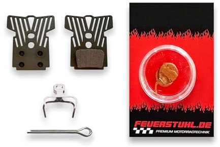 1 Set Bremsbeläge passend für Formula T1 RACINGE-Bike - Fahrrad - Mountainbike - Trekkingrad - Onroad/Offroad - Ognibene - Made in Italy