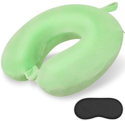 Gosider Neck Pillows for Travel Comfortable Travel Neck Pillow U Shape Memory Foam Support Neck and Head Portable Neck Travel Pillow Suitable for Airplane Trains Car Travelings