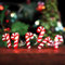 Lichterkette Weihnachten,2M 20LED Candy Cane Weihnachtsdeko Lichtervorhang,Warmweiß Weihnachtsbeleuchtung Außen,Lichterketten Fenster Innen,LED Lichterkette Für Party,Weihnachten,Balkon