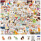 100 Stück Meerschweinchen Aufkleber,Capybara Sticker,Tier Sticker Für Wasserflaschen,Wasserdicht Aufkleber Für Scrapbook,Skateboard,Auto, Laptop, Tasse, Telefon Für Jugendliche Kinder Erwachsene