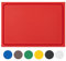 Morleos Schneidebrett Eco-Line Kunststoff spülmaschinenfest, extra schwer, messerschonend | ver. Farben & Größen | HACCP Gastro Küchenbrett | Schneidbrett mit Saftrille (Rot - red, 60x40x2 cm)
