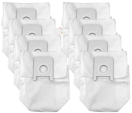 Accessoires De Remplacement For Aspirateur Robot Smart Home, Compatibles Avec Xiaomi Mijia, Pièces De Rechange, Sac À Poussière, Sac Poubelle(8pcs)