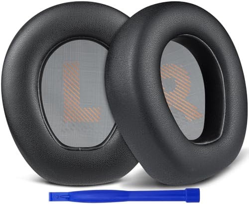 SOULWIT Ersatz Ohrpolster für JBL Quantum One Over-Ear Kopfhörer, Ersatzpolster Polster mit weichem Proteinleder und Hochdichter Geräuschisolierung Memory Schaumstoff