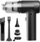 Ungtyb Car Vacuum Portable Cordless, Rechargeable Handheld Cleaner, Wireless Air Duster for Vehicle Interior, Pet Hair, Couch, Keyboard, Carpet, Home, Small Space Cleaning, 1 Set