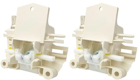 2 x Geschirrspüler-Türriegel, einfache Installation, Geschirrspüler-Ersatz für DW80F600UTB/AA, DW80F600UTB/AC, DW80F600UTS/AA, DW80F600UTS/AC, DW80F600UTW/AA, DW80F600UTW/AC, DW80F800UWS/AA