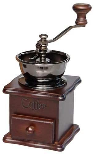 Macinacaffè A Manovella - Macinacaffè Antico, Macinacafè Rotante In Legno | Per Spezie Manuale In Stile Retrò, Regalo Di Compleanno Di Natale Per Gli Amanti 'espresso