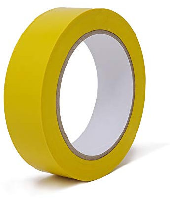 gws Putzband PVC Glatt 1 Rolle 30mm x 33m - Profi Abklebeband für Malerarbeiten, Vielseitig Einsetzbar, Gelb