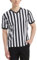 TOPTIE Men's Referee Shirt Official Umpire Jersey Football Referee Costume for Men-2XL