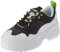 Kappa Kassidy Authentic, Scarpe da Ginnastica Donna, Nero/Bianco/Verde Lima, 38 EU