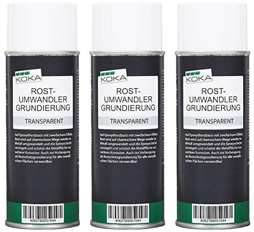 KOKA 3x Rostumwandler Grundierung transparent