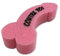 Eponge de bain en forme de zizi rose avec inscription