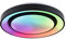 Paulmann 70545 LED Deckenleuchte Rainbow mit Regenbogeneffekt incl. 1x38,5 W dimmbar dynamicRGBW Farbsteuerung Schwarz, Weiß Kunststoff, Metall 3000 K