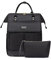 LOVEVOOK Laptop Rucksack Damen Groß 17.3 Zoll Schulrucksack Mädchen Schultasche Teenager mit Kulturbeutel Backpack Women Cityrucksack Wasserdicht Modern Arbeitstasche Daypack für Uni Reise