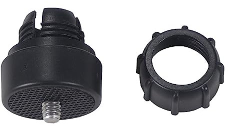 NovelGoal 1/4 Vite a 17mm Testa A Sfera Interfaccia Giunto Adattatore Plastica per DV Macchina Fotografica Auto Montaggio Treppiede Monitor GPS Supporto Staffa