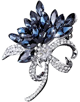 MianYaLi Accessoires Bekleidung Damen Business Strass Brosche Brosche Bankett Corsage Brosche Brosche Mondstein