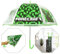 HOVUK 8 Ribs Unisex Kids Classic Umbrellas Plegable Brolly para Niñas Boys 3-7 Years Windproof Stick Umbrella Portable Travel Umbrellas, Minecraft Verde, S