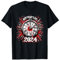Blutspritzer-Uhr 80er Jahre Slasher Horror Silvester 2024 T-Shirt