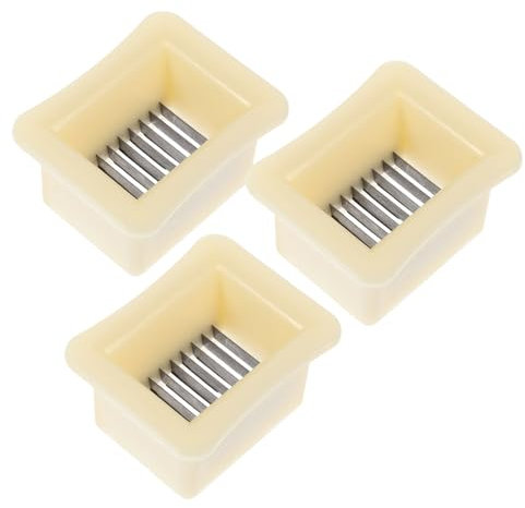 KICHOUSE 3pièces Trancheuse Râpe De Cuisine Multifonction Pour Concombres Légumes Coupe-légumes Broyeur à Manche Support Protège-main