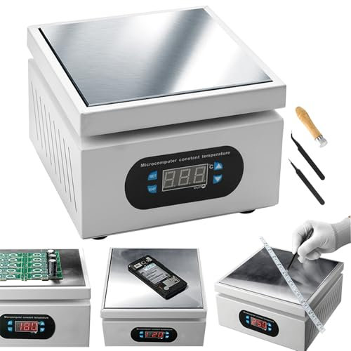 Piastra Riscaldante, Digitale LED Microcomputer Piastra Riscaldante Elettrica 500W 150x150mm Piastra Riscaldante Laboratorio Attrezzatura Laboratorio Forniture Piastra Riscaldante Saldatura Elettrica