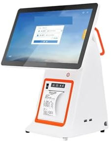 Registrierkasse für Kleinunternehmen, Intelligente Registrierkasse mit Einzelbildschirm und Touch-Bestellmaschine for Supermärkte und Reinigungen, All-in-One-Registrierkasse for Schreibwarenläden für