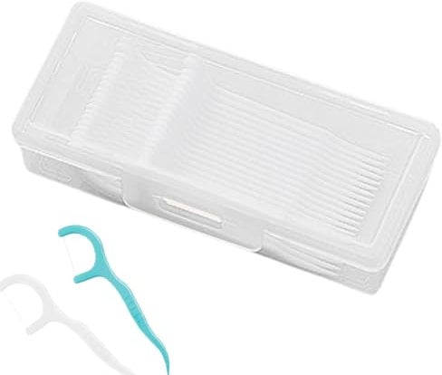 Cotton Bud Dispenser, Plasticss Cotton Swab Box for Small Stuff, Portable Travel Cottons Bud Holder, Hairpin Storage Box, Travel Case Toothpicks Storage Outdoor Daily Use