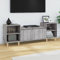 WKIEQACO Mobile TV grigio Sonoma 160x35x55 cm in legno ingegnerizzato Centri di intrattenimento e supporti TV
