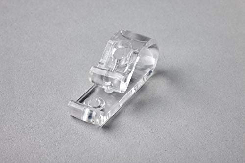 Blindspares Child Safety P Clip for Roller, Roman, Vertical Blinds, Clear, pack of 5