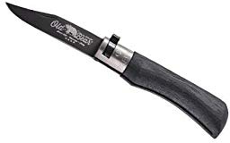 OLD BEAR - 312.S - Couteau Total Black Virole Grise Taille S