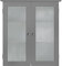 Teamson Home Badezimmer Connor Wandschrank Mit 2 Glastüren Grau EHF-581G