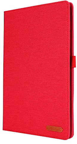 Lobwerk Tablet Hülle für Samsung Galaxy Tab S6 Lite SM-P610 P615 10.4 Zoll Slim Case Etui mit Standfunktion und Auto Sleep/Wake Funktion Rot