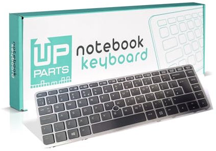 UP PARTS® Tastiera Italiana per HP Notebook EliteBook X360 830 G5, 830 G6, Spare Parts L56443-061, L40528-061, V181726AK1 IT (con trakpoint e Retroilluminazione)