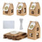 Bäcker & Lecker Adventskalender zum Befüllen 24 Adventskalender Boxen aus hochwertiger Kraftpapier zum Basteln für Kinder