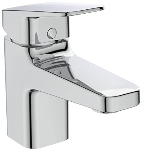 Ideal Standard BD205AA Ceraplan Waschtischarmatur mit Zugknopf-Ablaufgarnitur