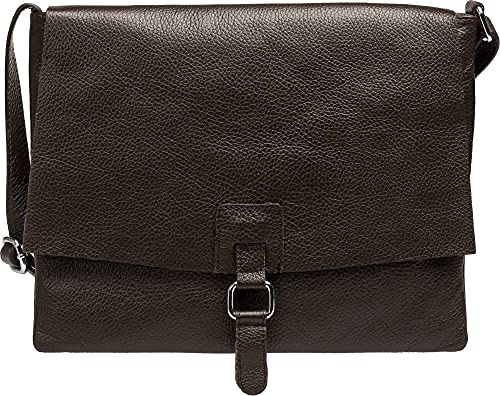 Caspar TL808 sportlich elegante Damen Umhängetasche aus Leder