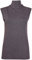 Womens Sleeveless Ladies Stretch Turtle Polo Roll Neckline Vest Plain T-Shirt Jumper Top (16-18, Charcoal)