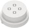 Pastidea - Trafila in POM Maccherone Quadro Liscio Compatibile con Philips Pasta Maker Avance e Serie 7000