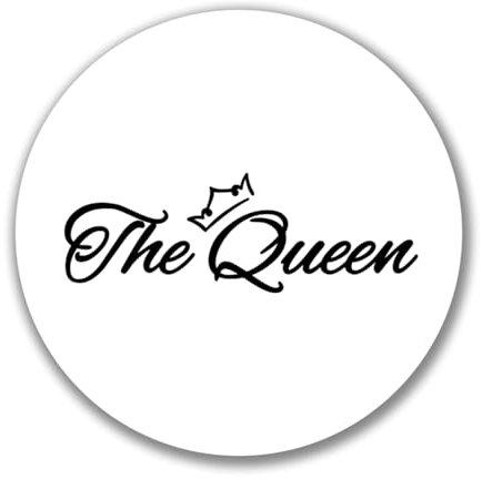 Huuraa Aufkleber The Queen Krone Geschenk Sticker 10cm The Queen Geschenkidee