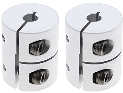 eMagTech 2 Stück 5 Mm bis 8 Mm Wellenkupplungen Aluminiumlegierung Gehäuse Kupplung Kompatibel mit Ender 3 V2 Ender 3 PRO Ender 3 CR10 CR10S CR10S PRO 3D-Drucker