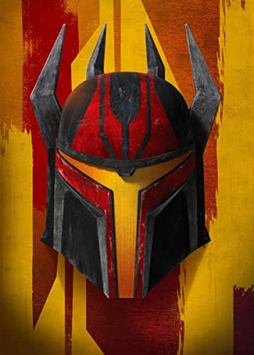 Displate Star Wars Metallposter Star Wars Poster Star Wars Geschenk Star Wars Deko Star Wars Plakatte Star Wars - Clone Wars Helmets - Gar Saxon Poster 67,5x48cm