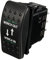 CURTT Treuil 12 V 20 A Interrupteur à bascule On/Off LED 7 broches Vert